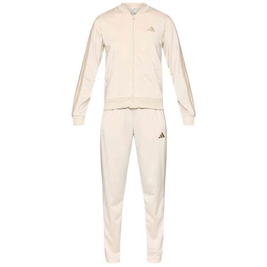 Tuta donna adidas essential 3-stripes - beige