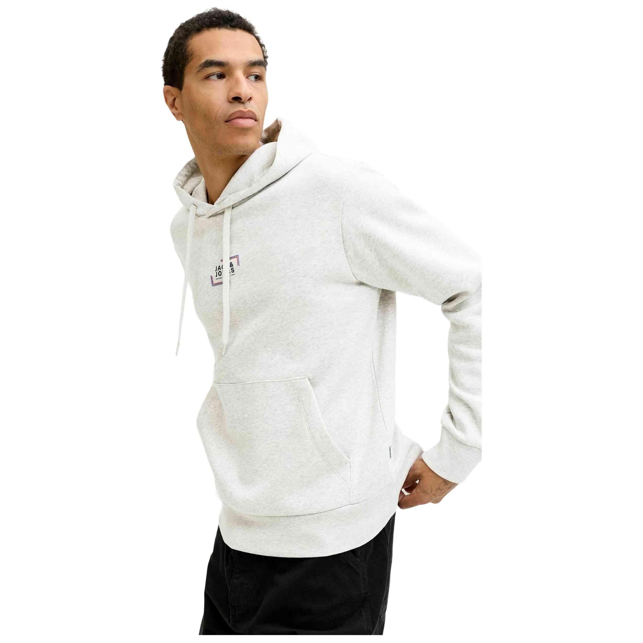 Felpa con cappuccio Jack&jones modello 12268422-WHT per uomini 5/5