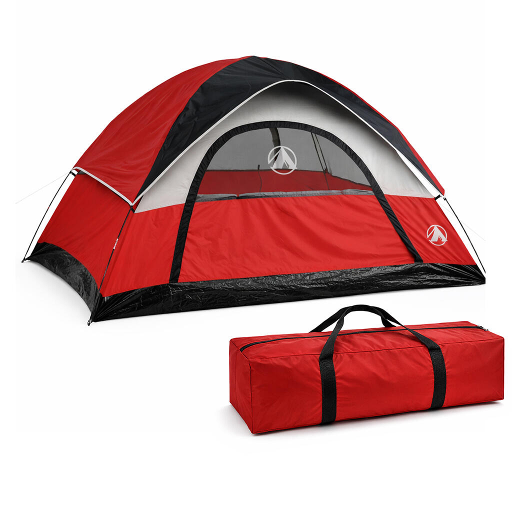 Tente Dôme Pop-up Eurocatch 240x210x130 cm - Imperméable & UV, Pour 4 Personnes 2/7