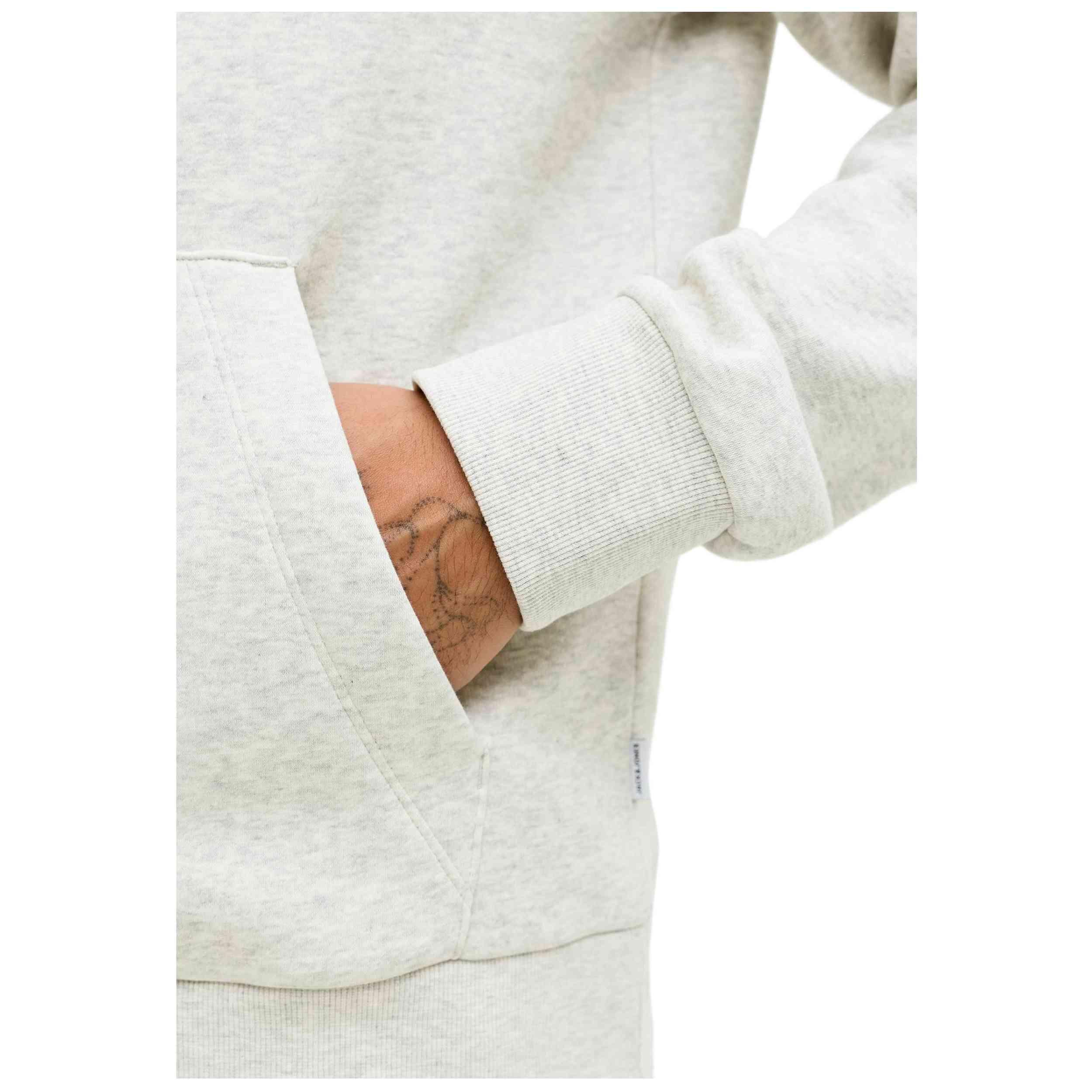 Felpa con cappuccio Jack&jones modello 12268422-WHT per uomini 4/5