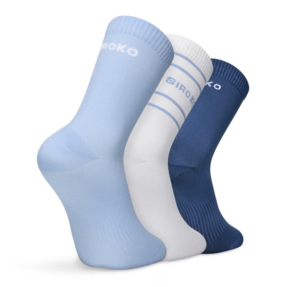 Heren en Dames Tennis sokken 3-pack 3Motion Blues Blauw 2/6