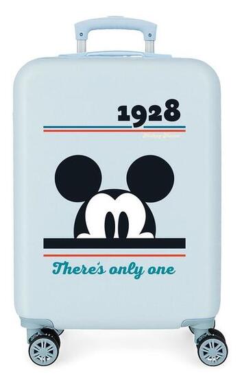 Valise cabine Disney Mickey original Abs avec une capacité de 34L bleu clair