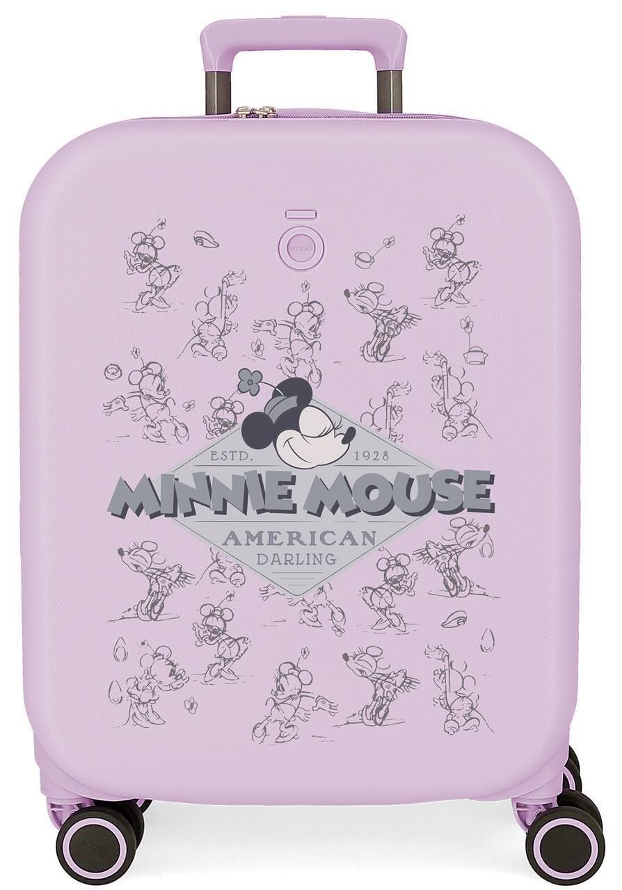 Valise cabine Disney Mickey happiness Abs avec une capacité de 37L lilas 1/5