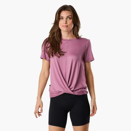 T-shirt training femme manches courtes quick dry Core Wrap Soft Tee