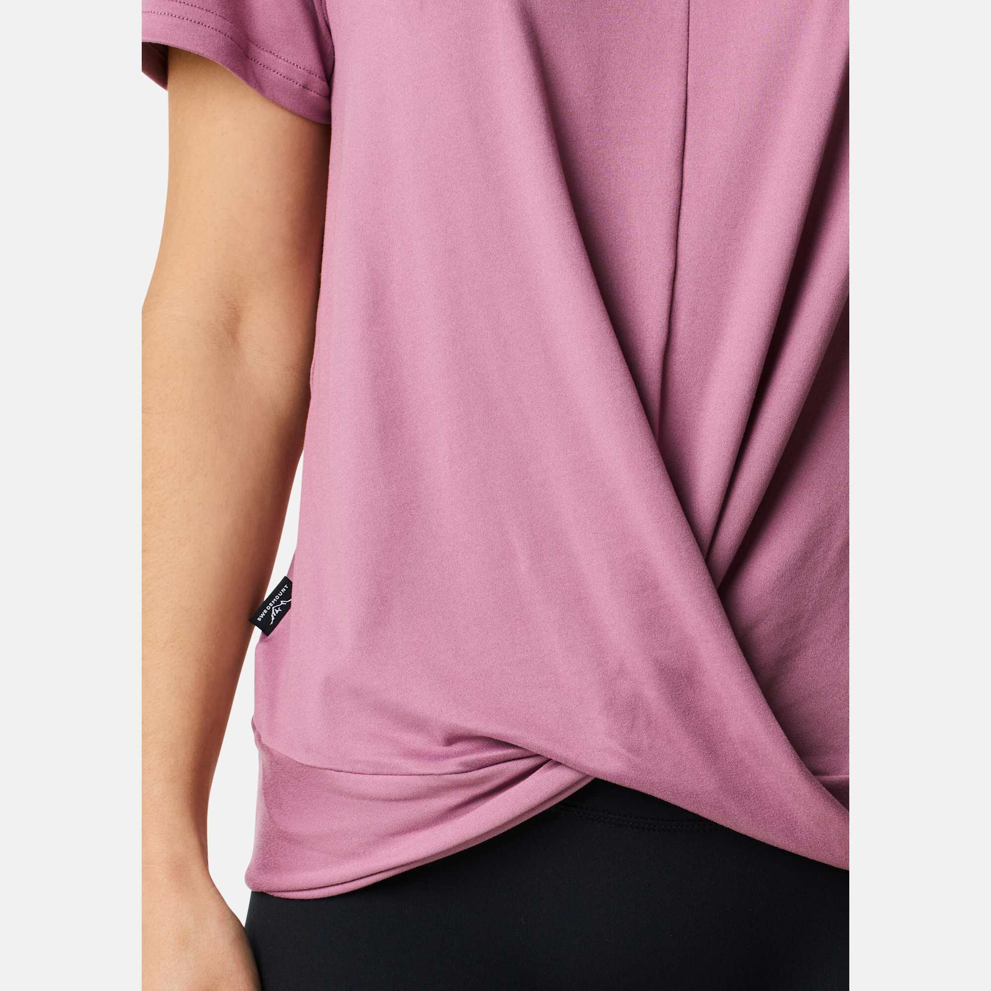 T-shirt training femme manches courtes quick dry Core Wrap Soft Tee 7/8