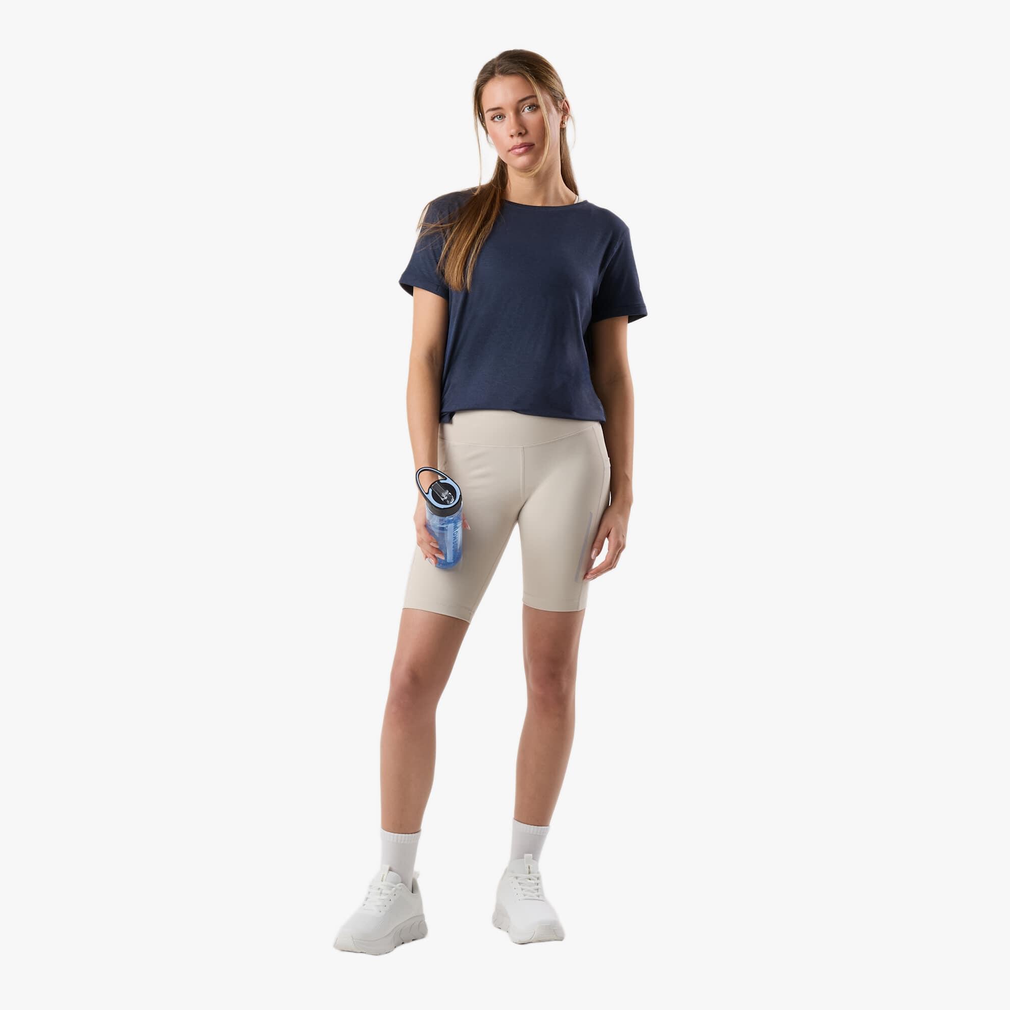Maglietta Tecnica BASUDAM Donna – Maniche Corte, Asciugatura Rapida, UPF 50+, Leggera – Per Corsa, Allenamento, Trekking – Tessuto Traspirante 100% Poliestere