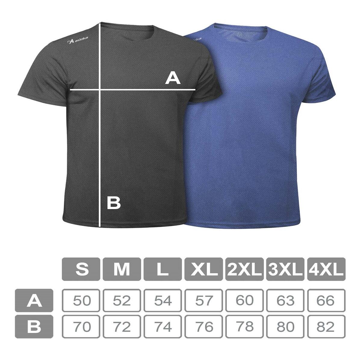 Pack de 2 T-shirts de corrida para homem Asioka RÍO JASPE. Respiráveis. 4/7
