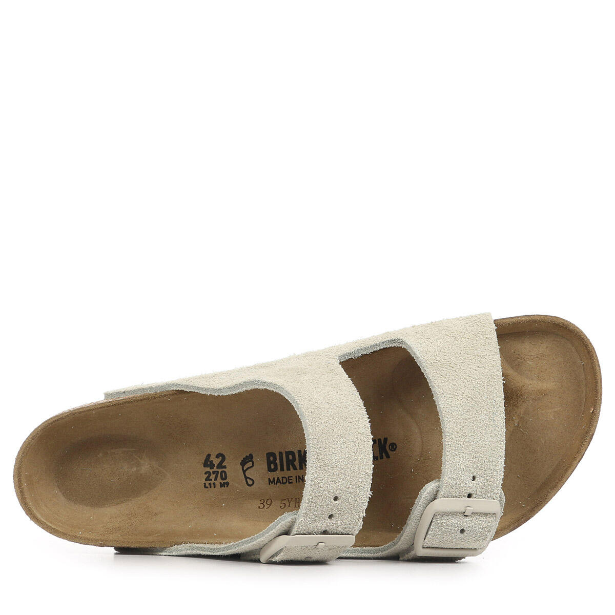 Birkenstock Arizona - Oyster Suede 2/6