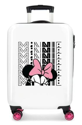 Valise cabine Disney Pretty minnie Abs avec une capacité de 34L blanc