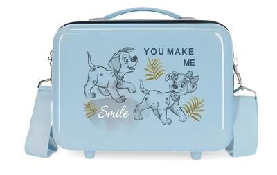 Beauty case Abs Disney clasicos con capacità di 9L azzurro chiaro
