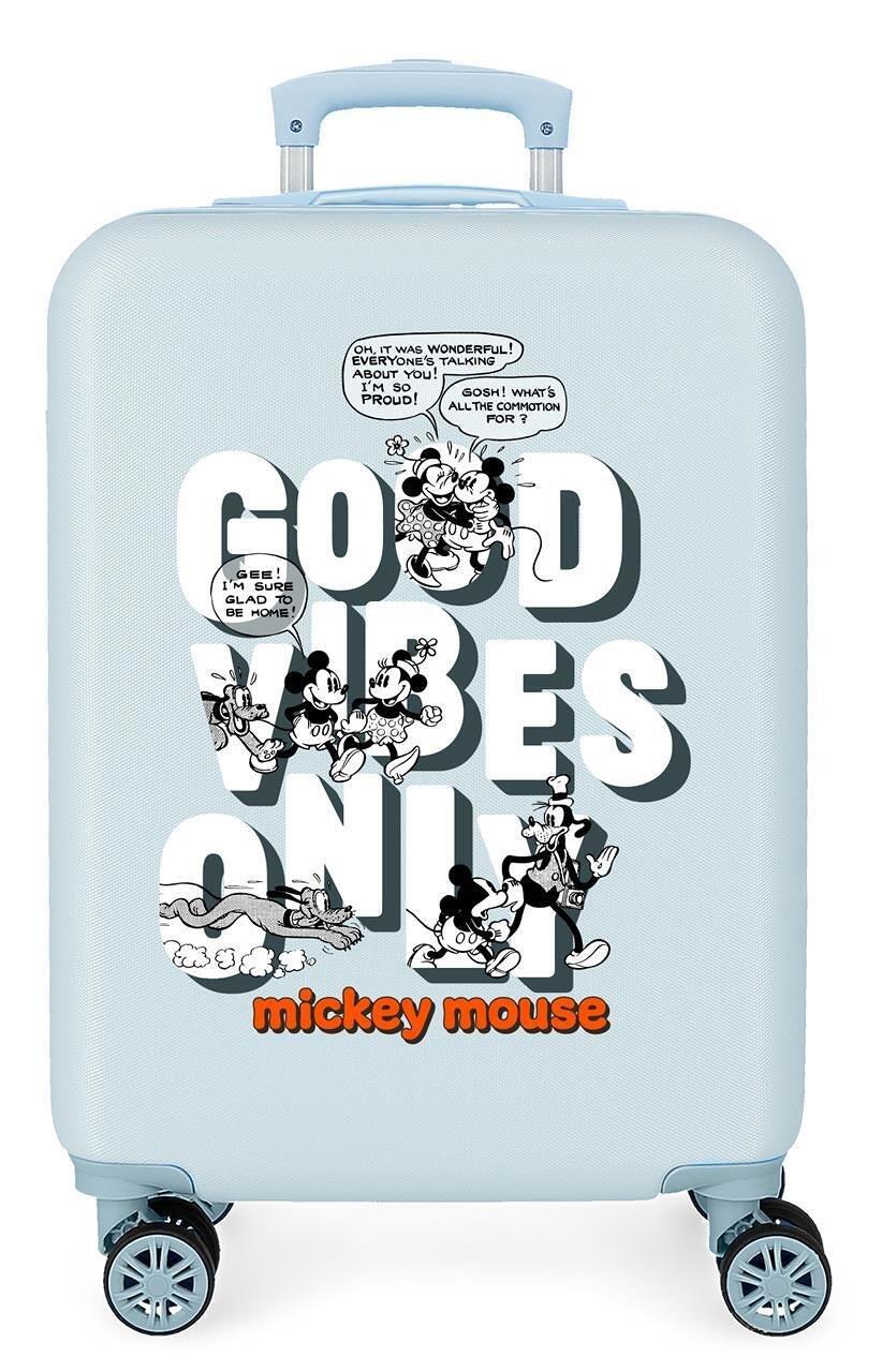 Valise cabine Disney Mickey & minnie good vibes only Abs avec une capacité 34L 1/5