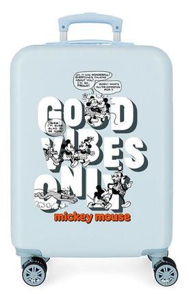 Valise cabine Disney Mickey & minnie good vibes only Abs avec une capacité 34L
