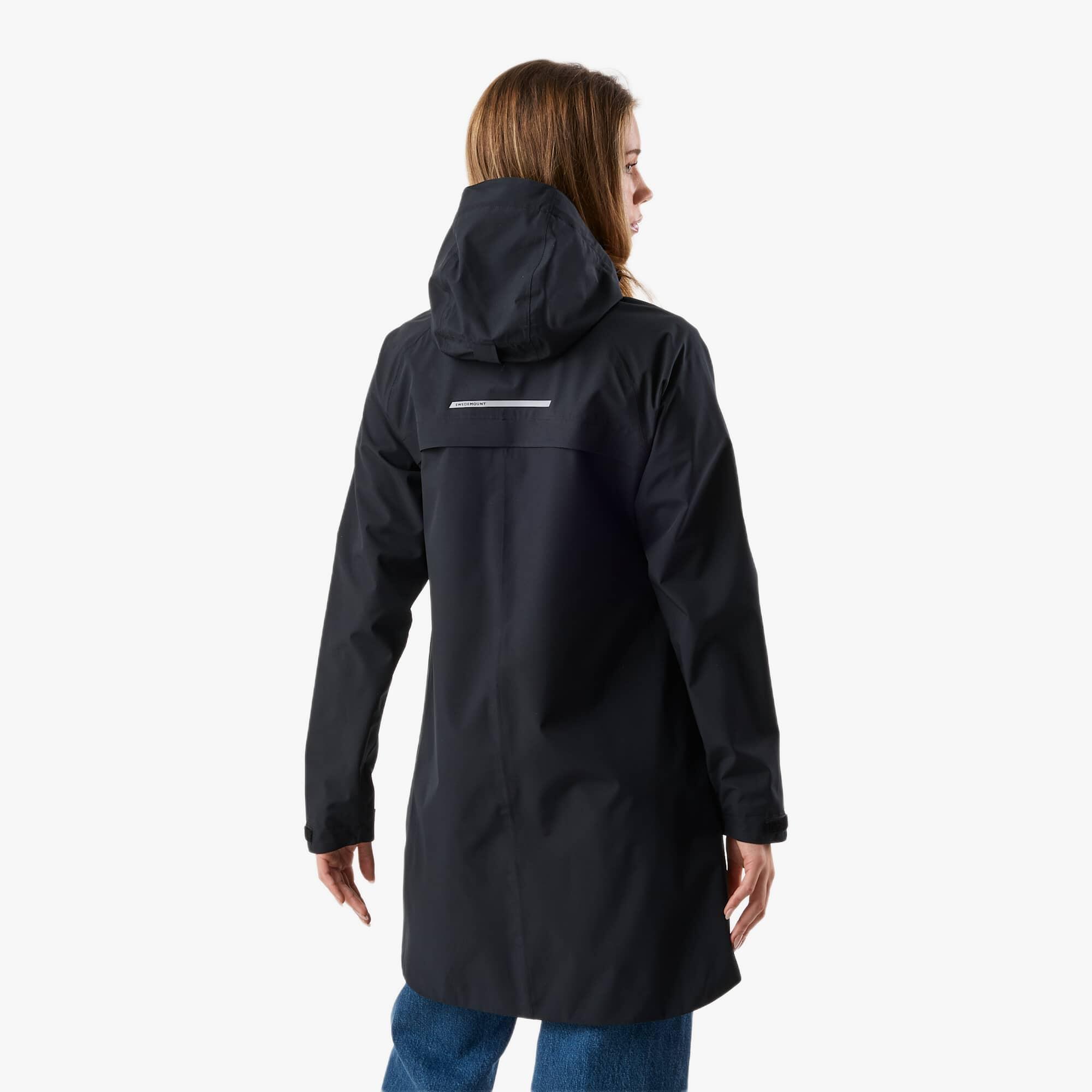 Veste de pluie de randonnée femme respirante coupe-vent rain_jacket Orust 2/8