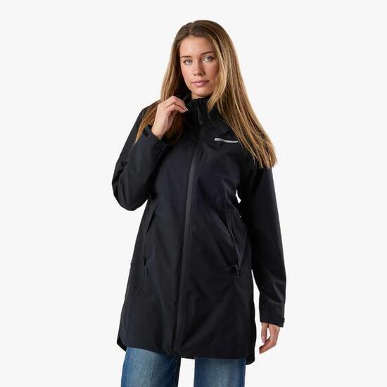 Veste de pluie de randonnée femme respirante coupe-vent rain_jacket Orust