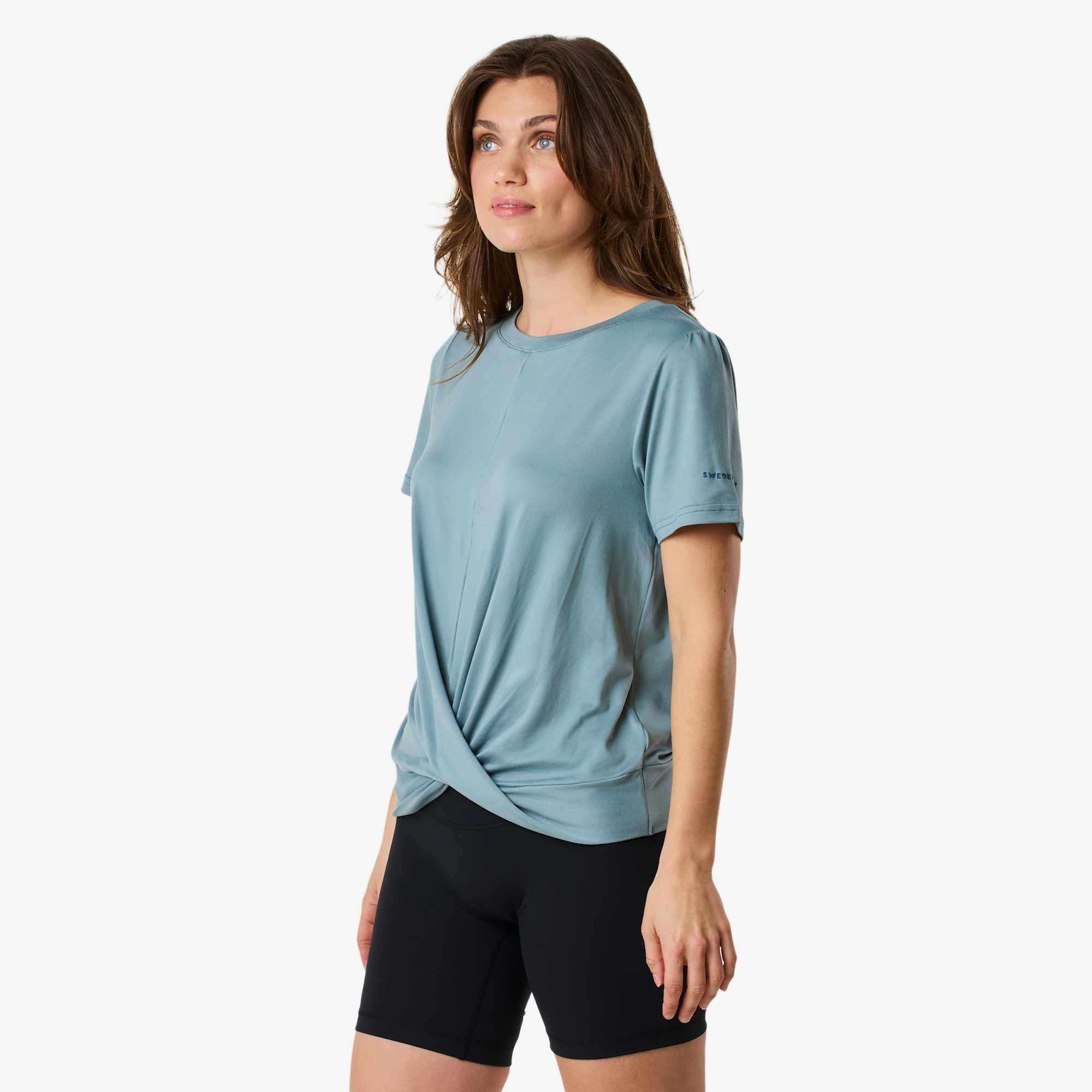 Damen Trainingskurzarmshirt quick dry Core Wrap Soft Tee 4/8