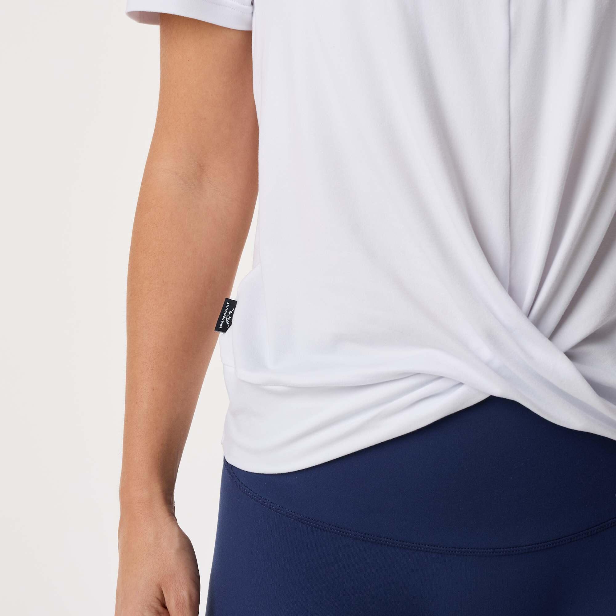 T-shirt training femme manches courtes quick dry Core Wrap Soft Tee 7/9