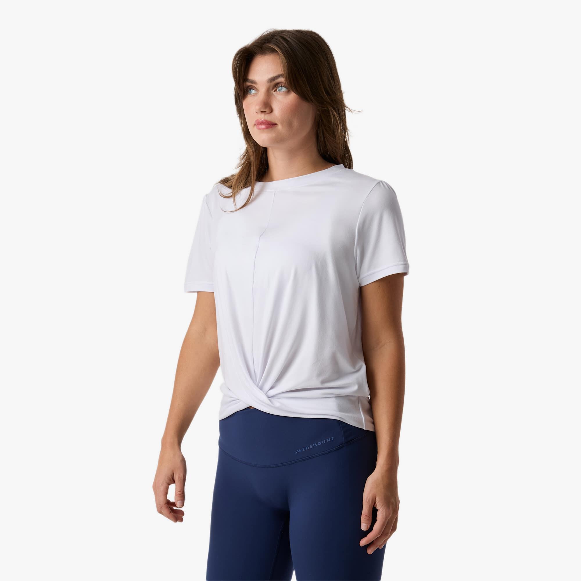 Camiseta de manga corta training mujer de secado rápido Core Wrap Soft Tee 4/7