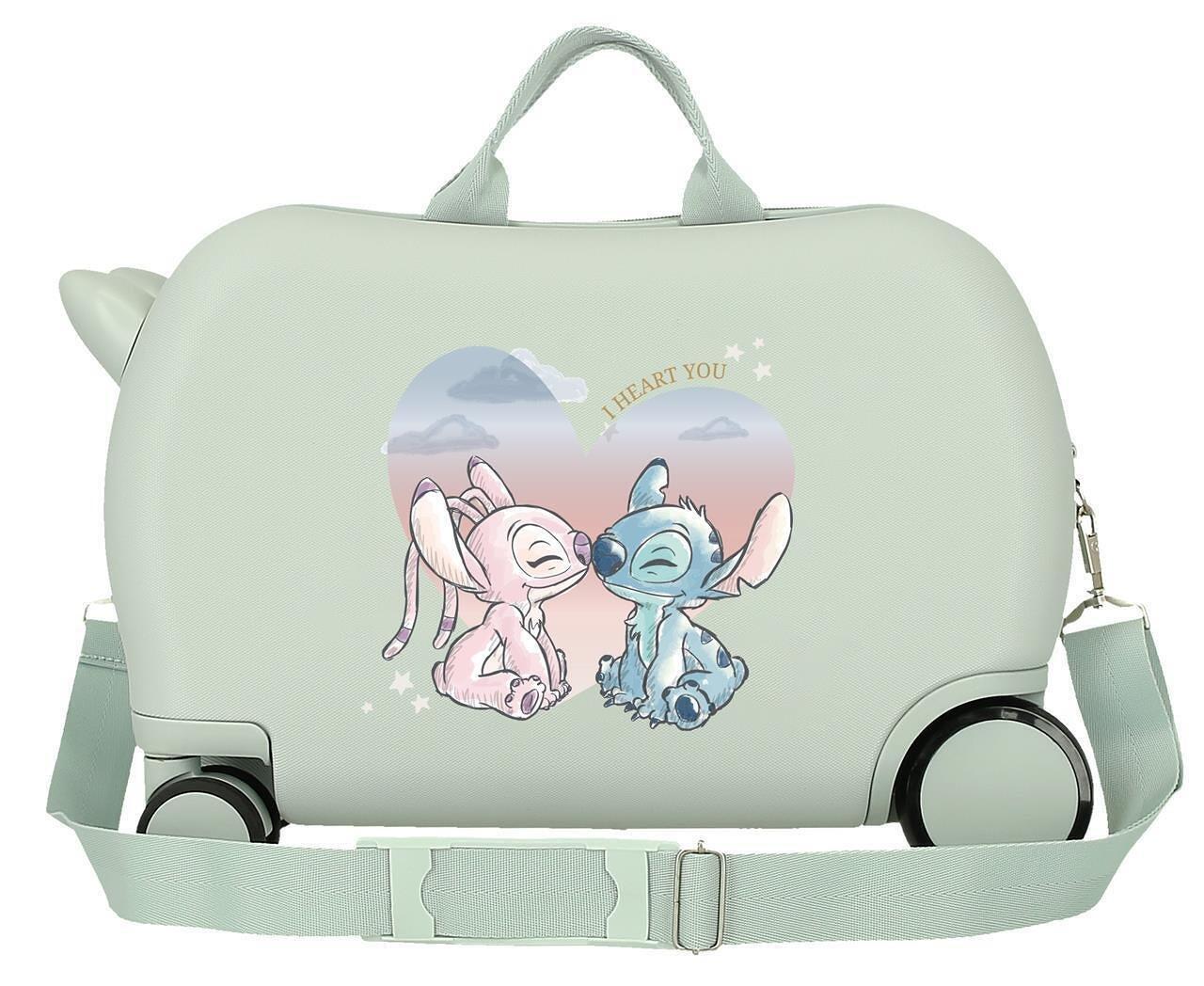 Maleta Infantil Disney Adorable stitch Abs con capacidad de 28L menta 2/5
