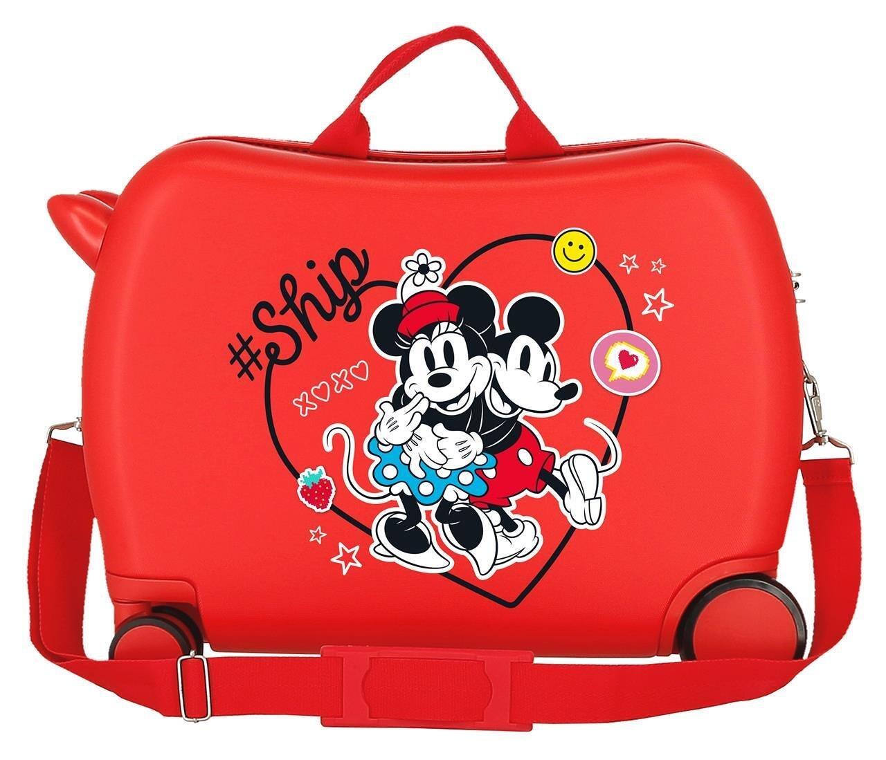 Valise Enfant Disney Mickey & minnie always be kind Abs avec une capacité 38L 2/5