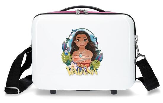 Beauty case Abs Disney Vaiana con capacità di 9L bianco
