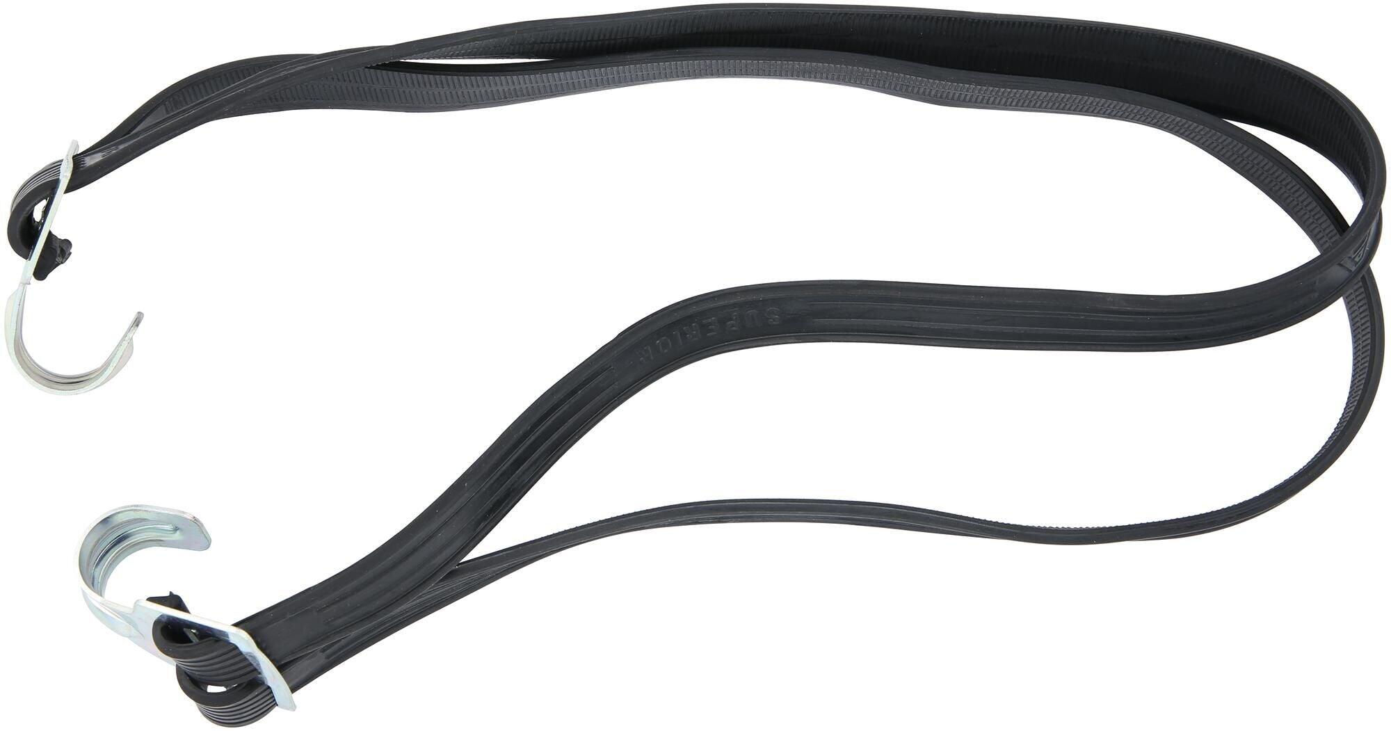Sangle WIDEK 75 cm avec 2 crochets, noire 1/1