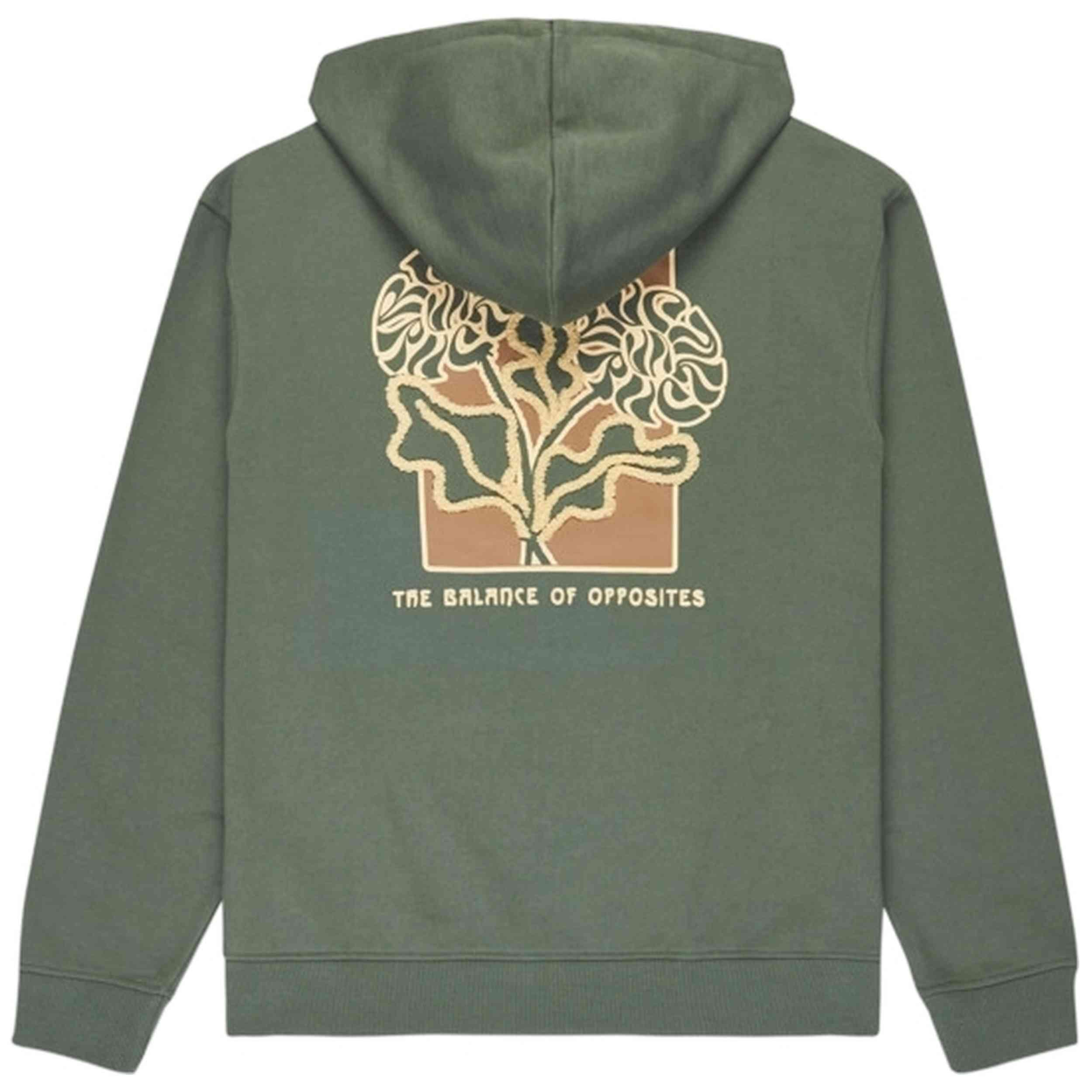 Felpa con cappuccio Rvca modello EVYSF00139-GNB0 per uomini 2/3