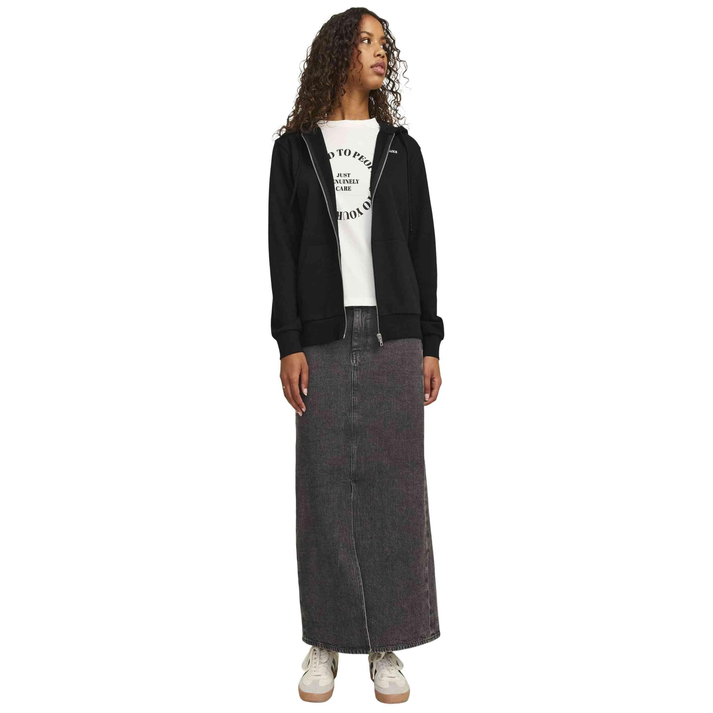 Sudadera con capucha Jjxx modelo 12258320-NEGRO para mujer 3/5