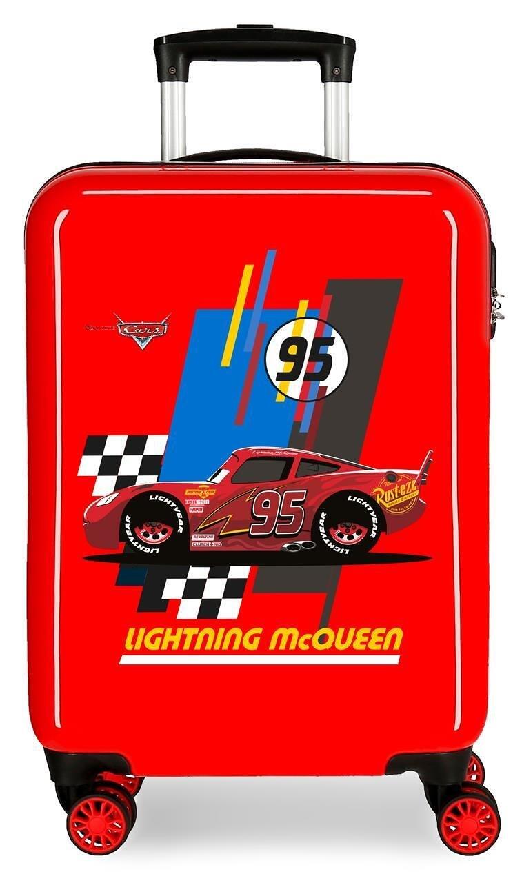 Disney Mala De Cabine Cars Lightning Mcqueen Abs Com Capacidade De 34L Vermelho da Decathlon