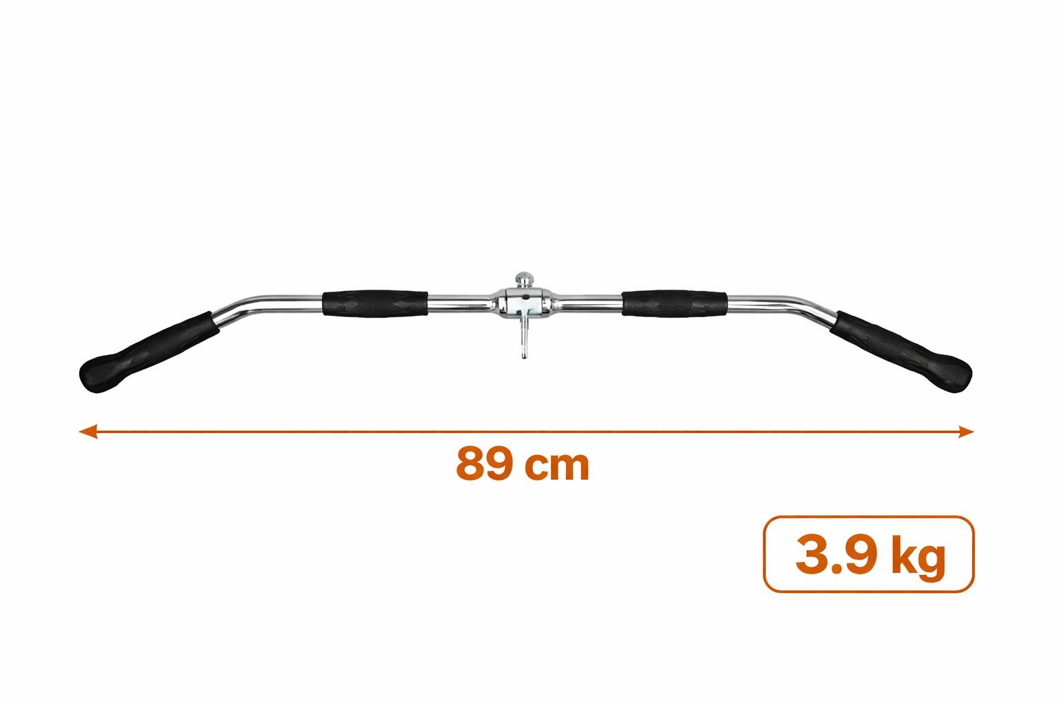 Agarre Polea Dorsal Completa 89 cm 3,9 kg Gimnasio Fitness 2/3
