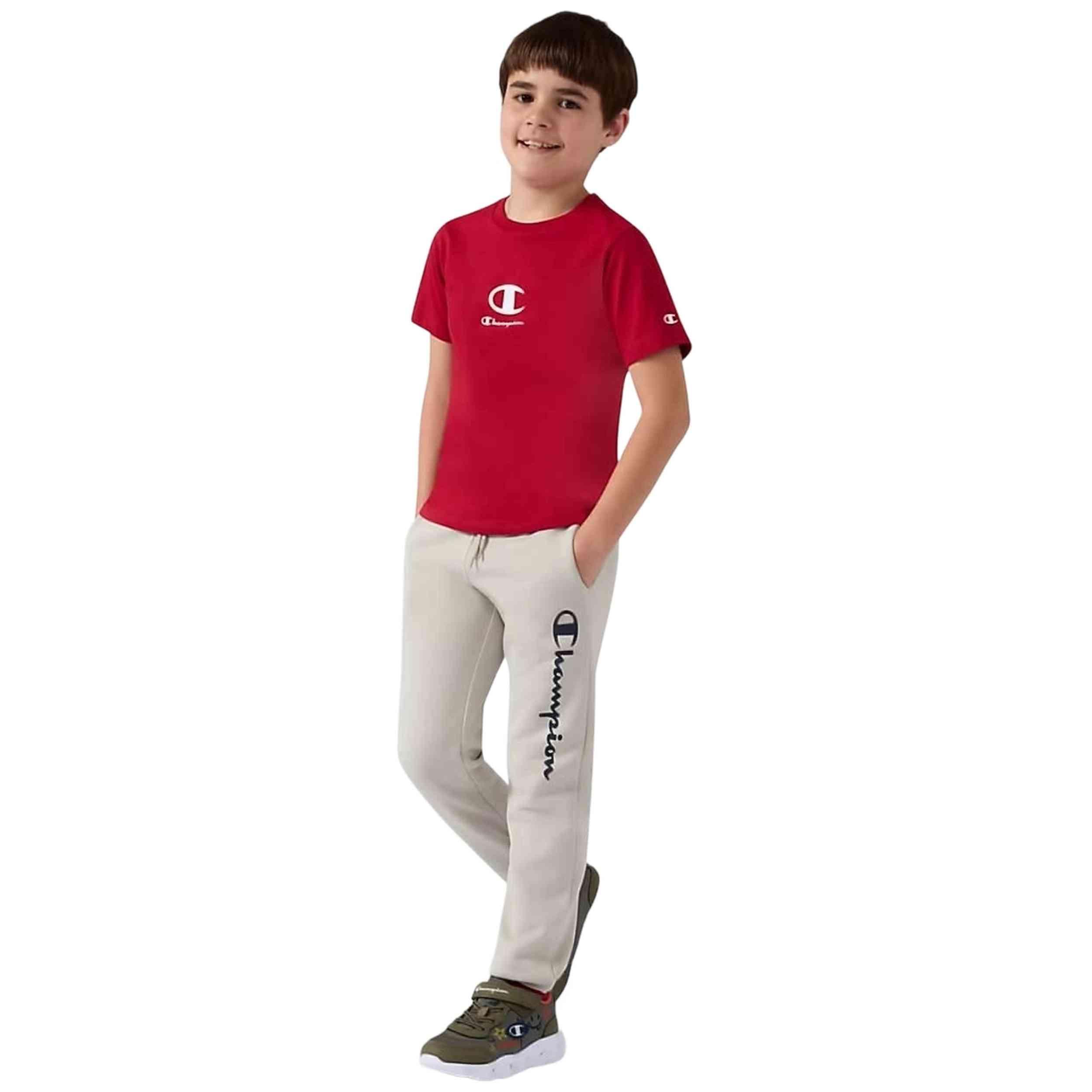 Calças de fato de treino Champion modelo 307355YS152 para crianças unissex 2/5