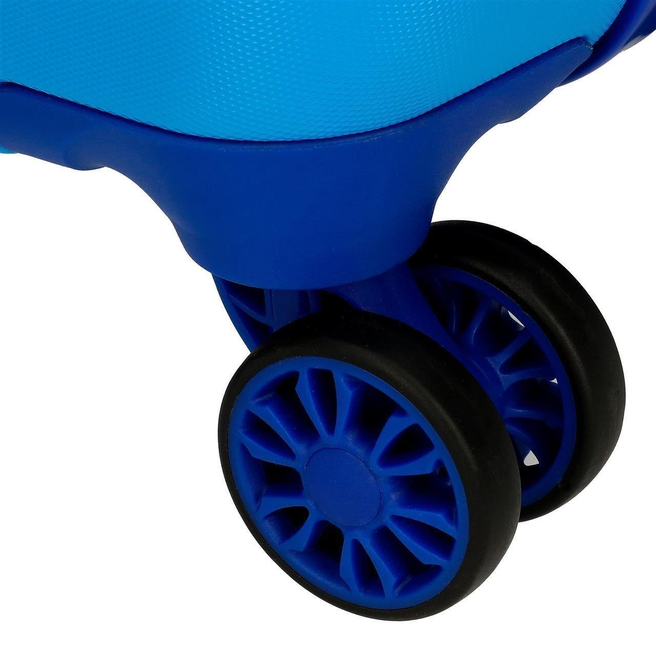 Maleta de cabina Disney Cars lets race Abs con capacidad de 33L azulon 4/4