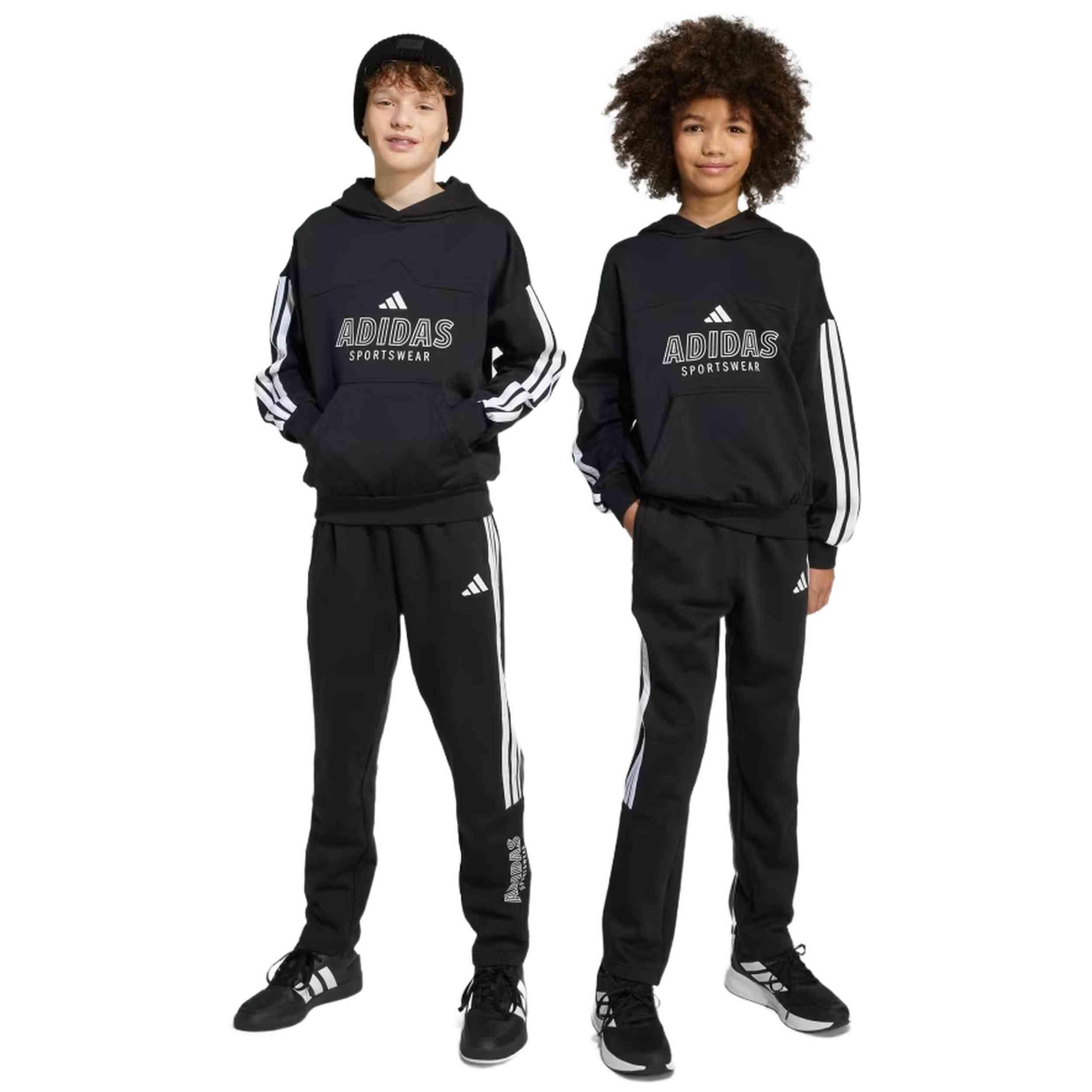 Calças de fato de treino Adidas modelo JM1514 para crianças unissex 4/5