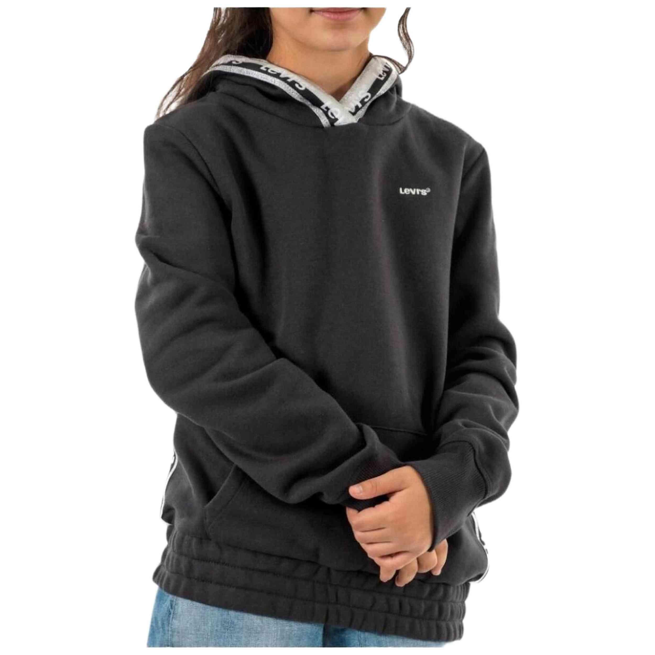 Sweat à capuche Levi's modèle 4EJ110-K75 pour filles 3/3