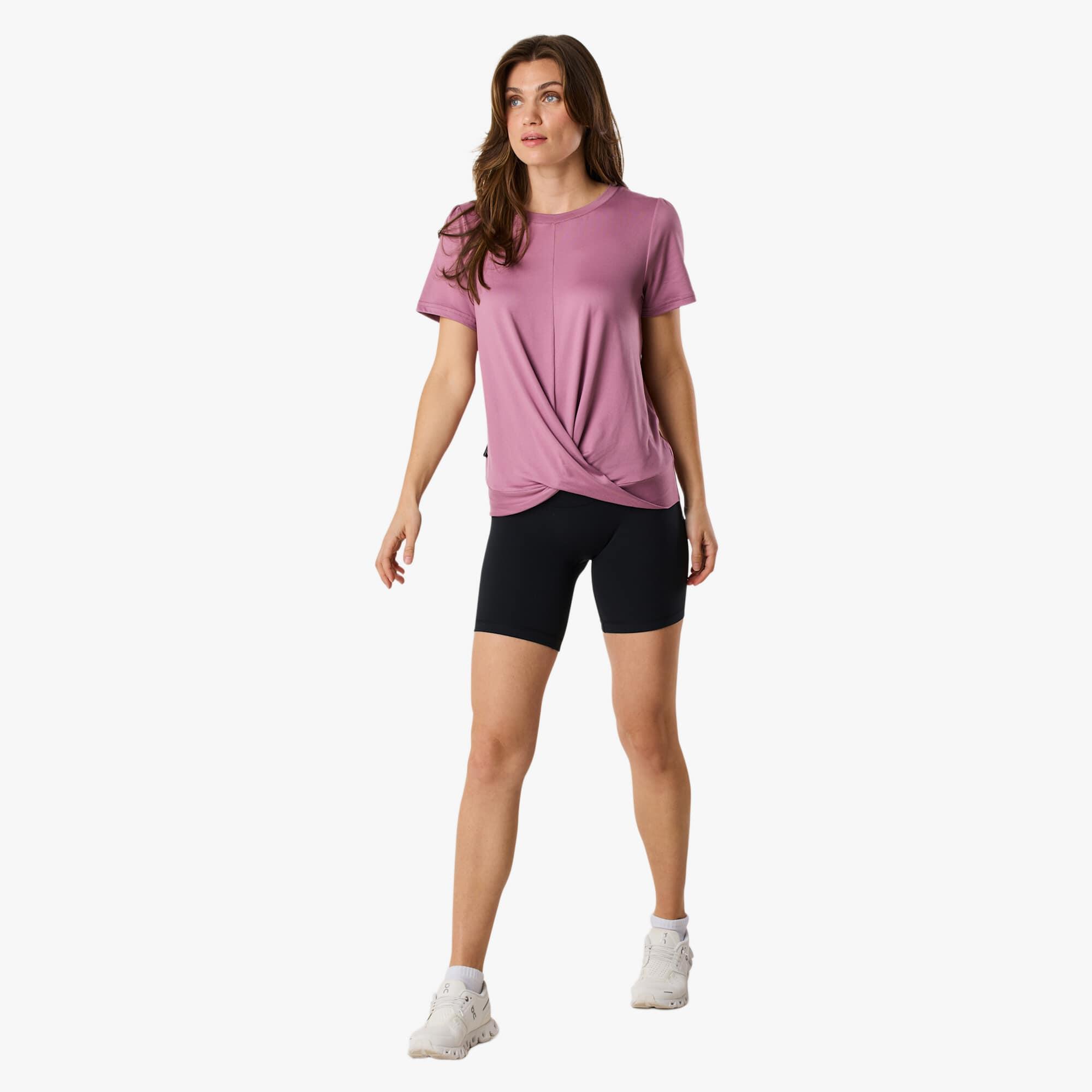 T-shirt training femme manches courtes quick dry Core Wrap Soft Tee 3/8