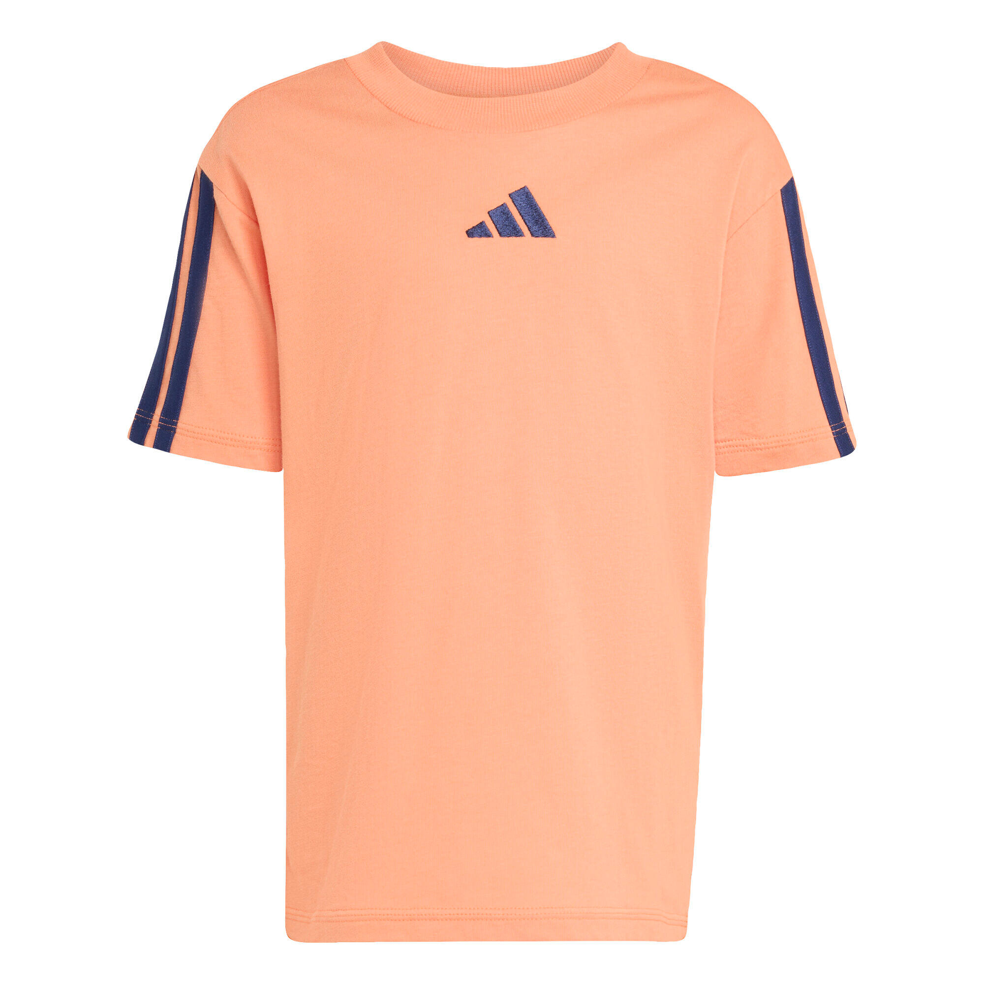 Completo Adidas LK 3S T-Set bambino 160 arancione-blu 2/3
