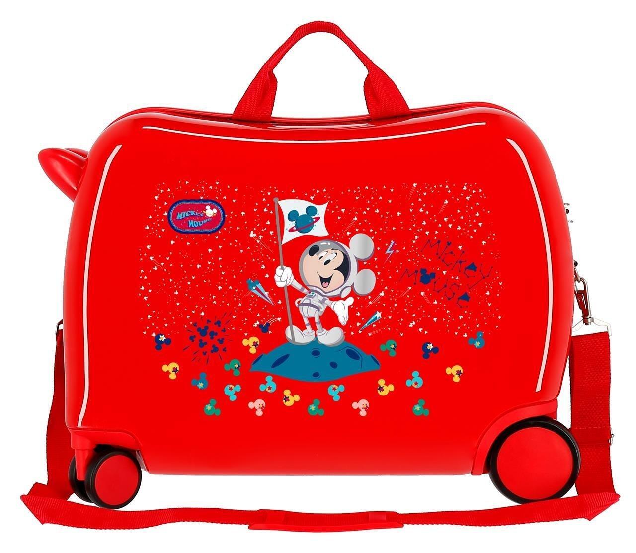 Valigia Bambino Disney Mickey on the moon Abs con capacità di 38L rosso 2/5
