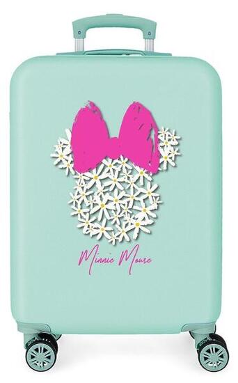 Valise cabine Disney Minnie teen Abs avec une capacité de 35L turquoise