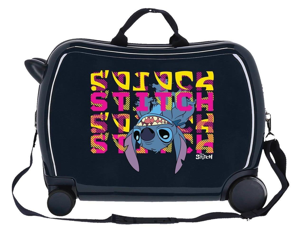 Maleta Infantil Disney Stitck naughty Abs con capacidad de 38L marino 2/5