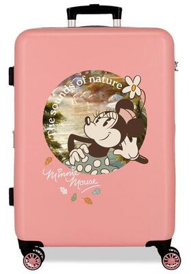 Valigia media Disney Minnie the nature Abs con capacità di 70L nude