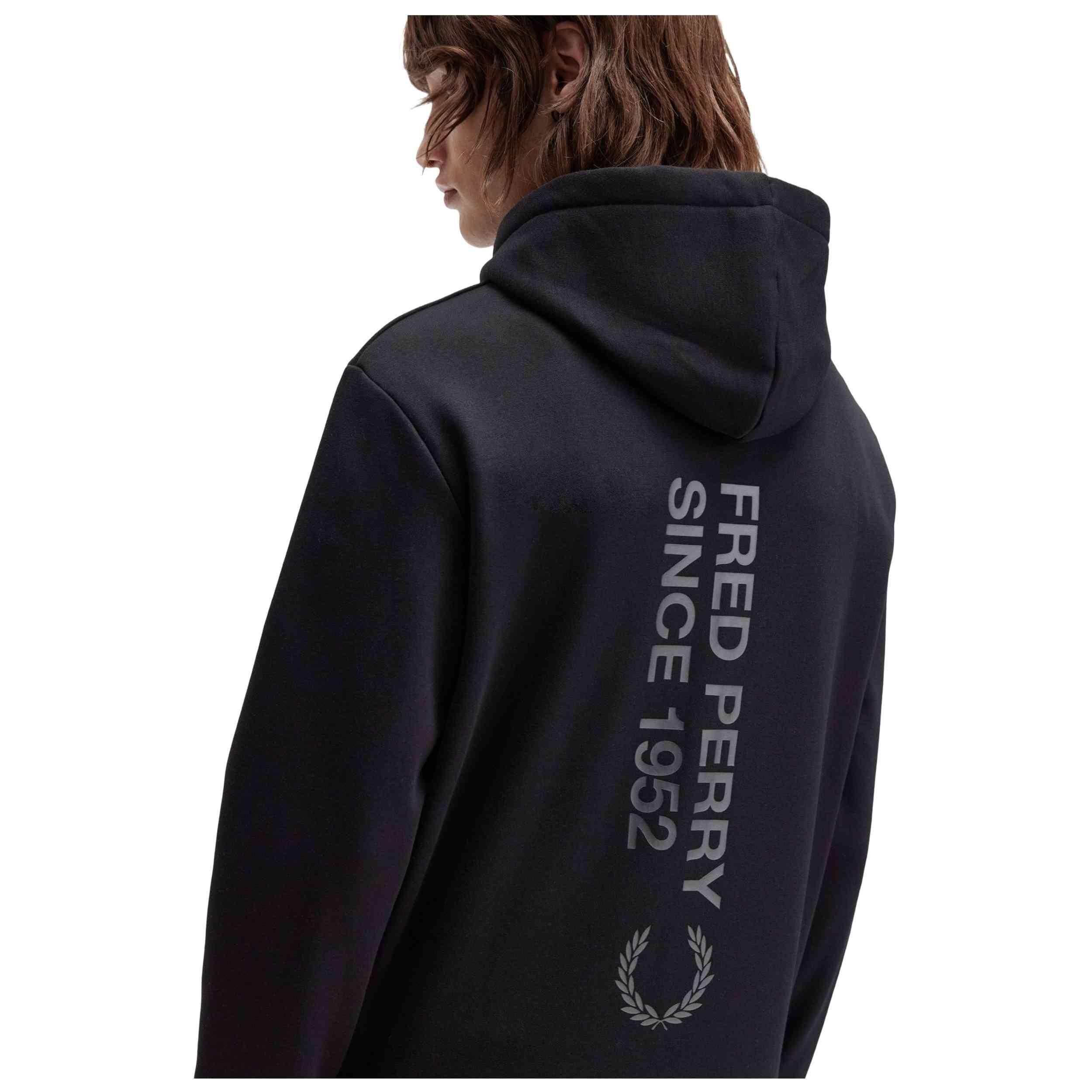Hoodie Fred perry model M1371102 voor mannen 4/4