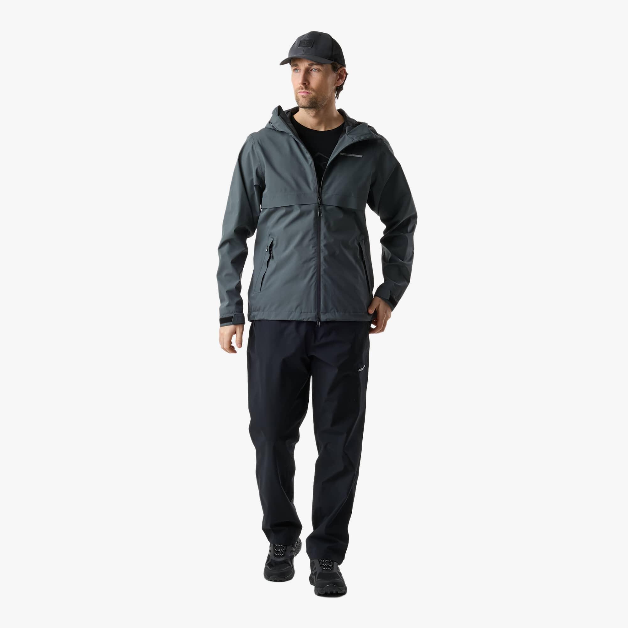 Giacca antipioggia da escursionismo da uomo traspirante Tjörn Rain Jacket 3/8