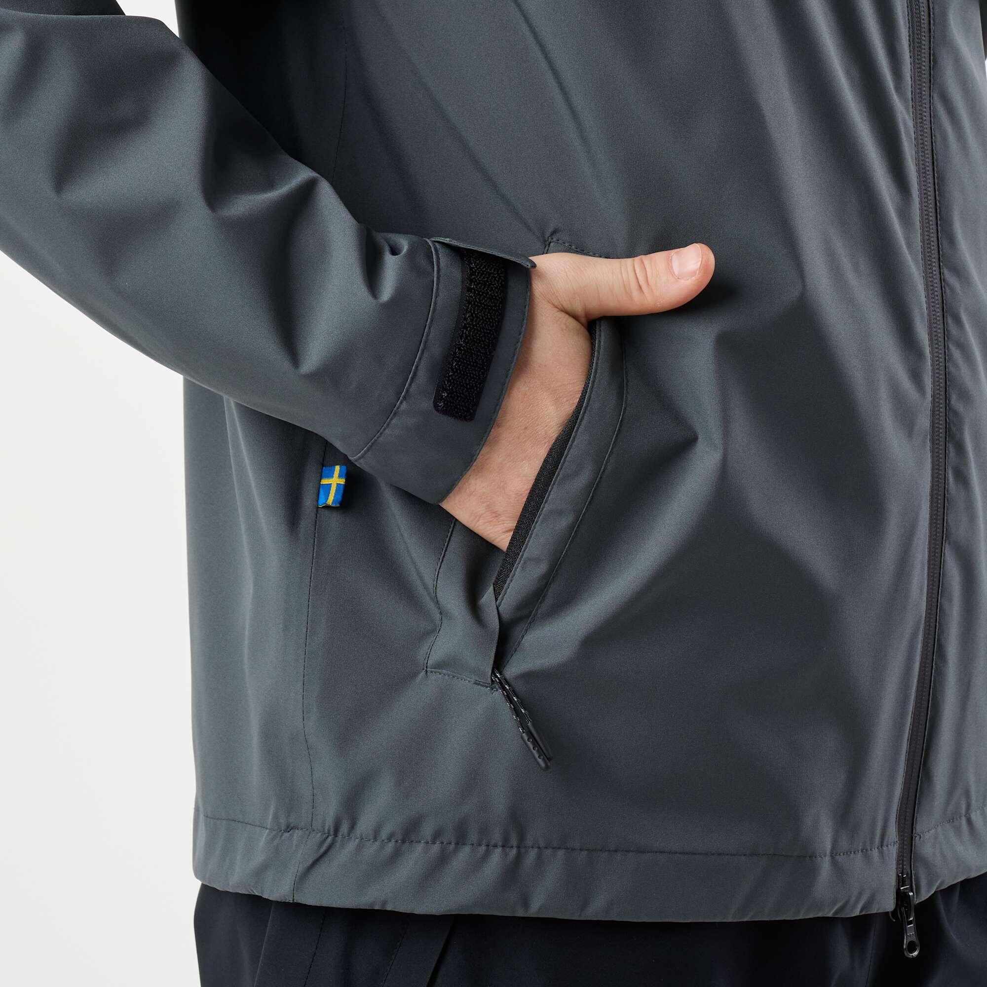 Giacca antipioggia da escursionismo da uomo traspirante Tjörn Rain Jacket 7/8