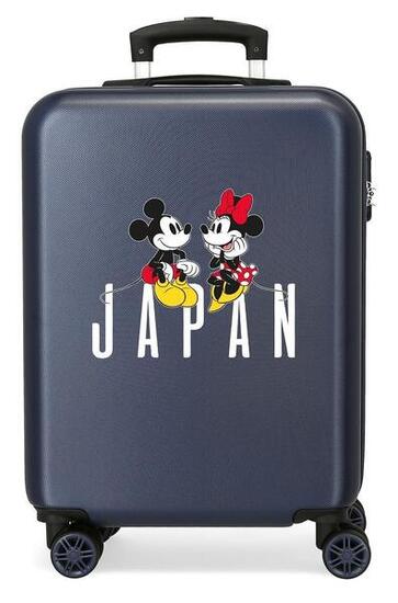 Valise cabine Disney Mickey & minnie trip to.. Abs avec une capacité de 35L