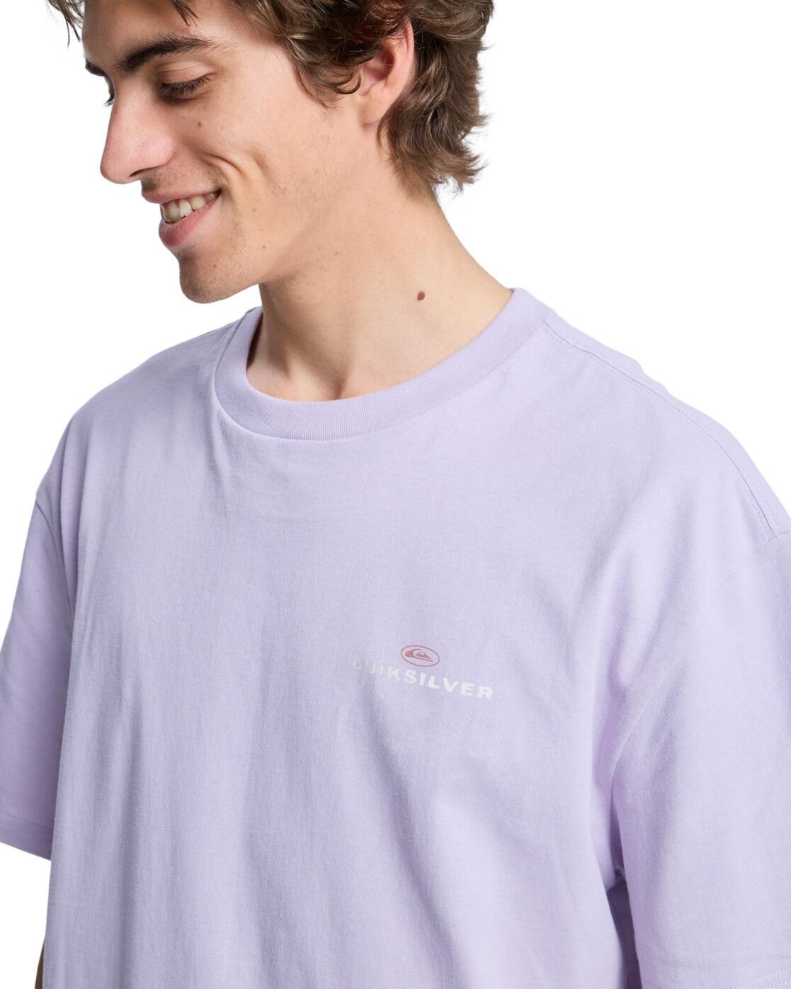 T-Shirt UPSIDE DOWN Lila Herren 4/4