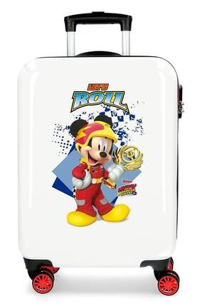 Valise cabine Disney Mickey & minnie joy Abs avec une capacité de 34L blanc