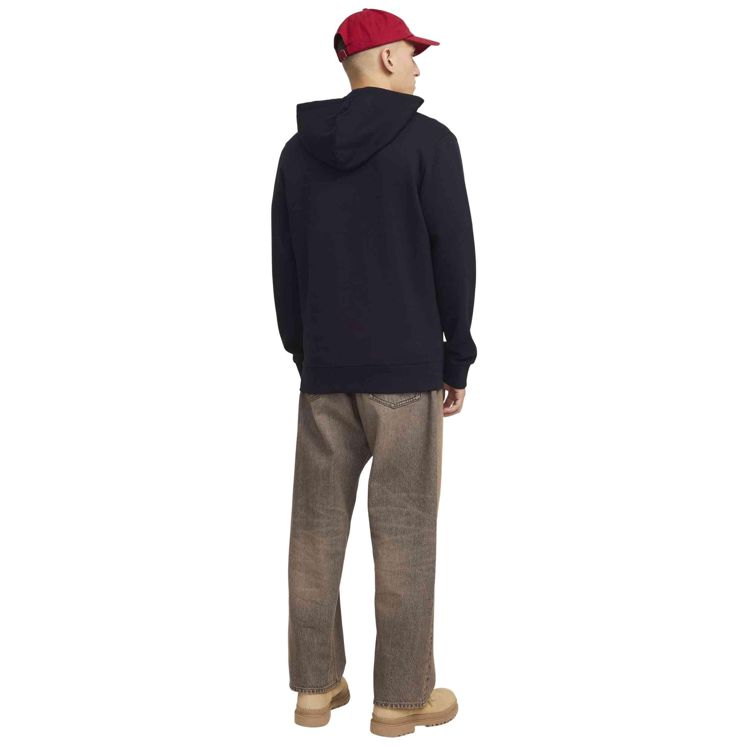 Sweat à capuche Jack&jones modèle 12265177-BLACK pour homme 3/5