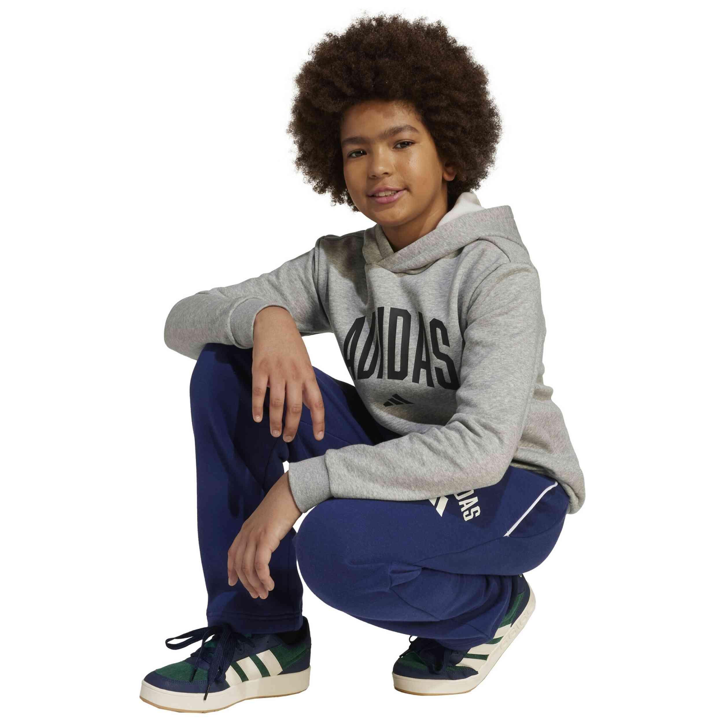 Felpa con cappuccio Adidas modello JV7336 per unisex ragazzi 5/5