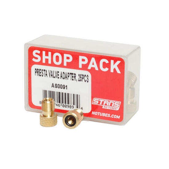 Pièces Pneus et Chambres à air Stan's Presta Valve Adapter (Shop Pack - 25pcs)