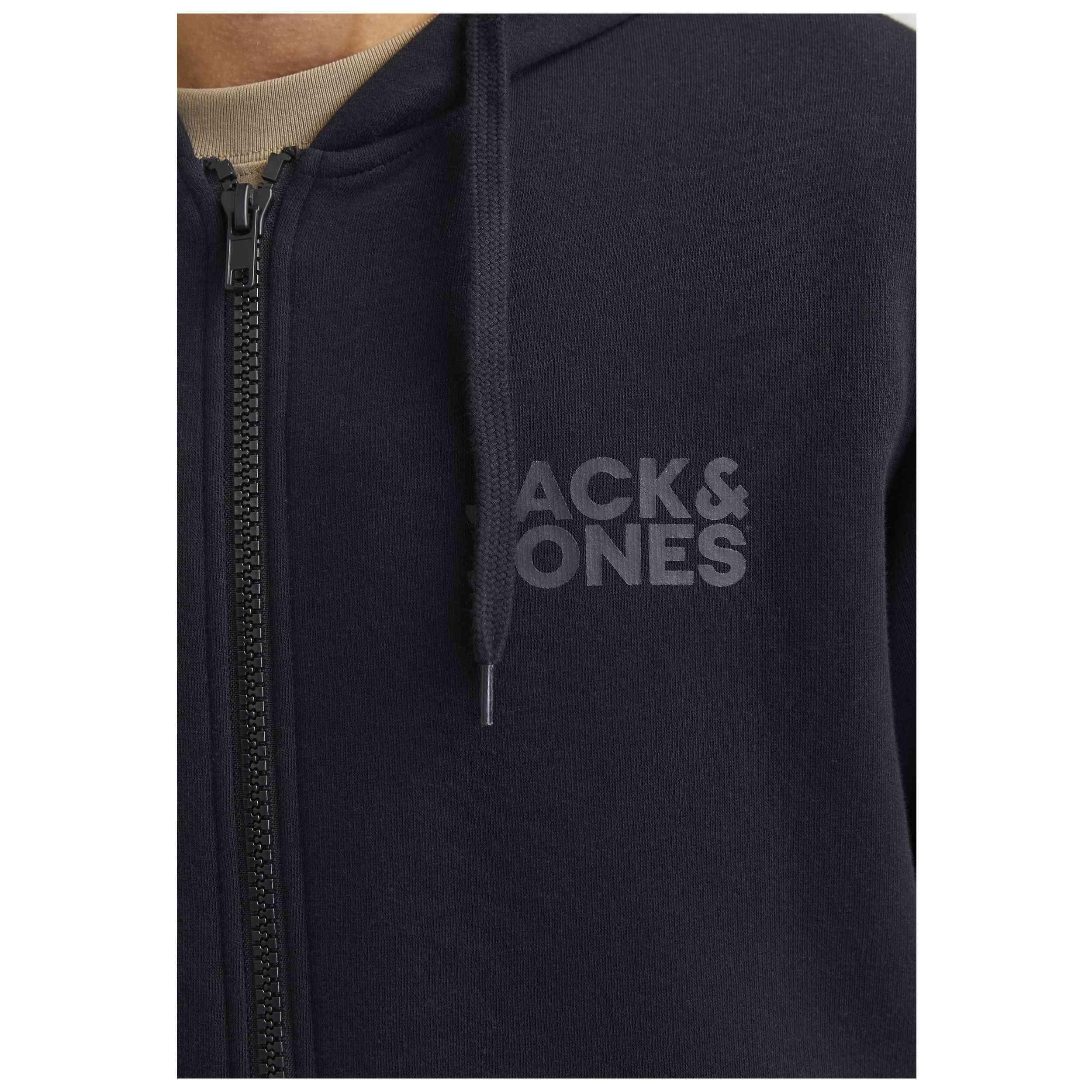 Sweat à capuche Jack&jones modèle 12265177-BLACK pour homme 4/5