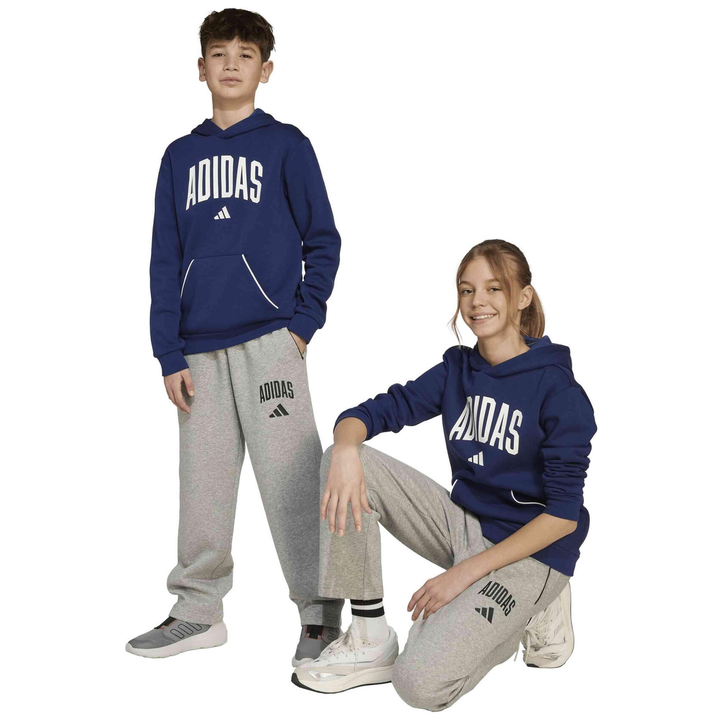 Calças de fato de treino Adidas modelo JW2386 para crianças unissex 4/5